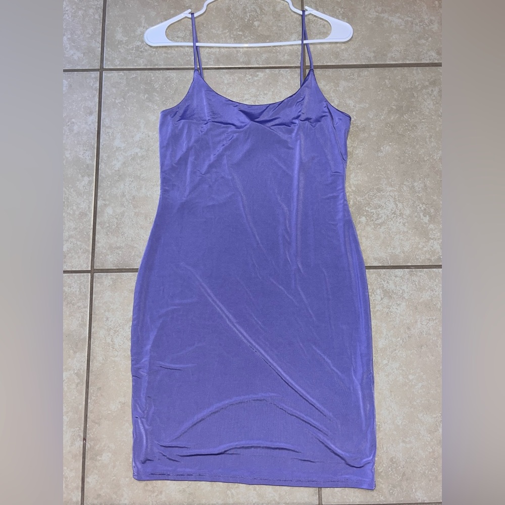 Periwinkle mini dress